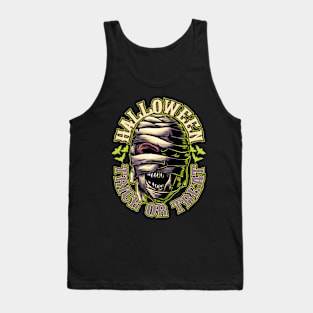 Halloween - Mummy Illustration Tank Top